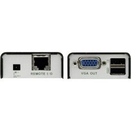 VGA, USB 2.0 KVM extender jelerősítő, jeltovábbító RJ45 csatlakozással 100 m-ig Aten CE100-AT-G 4. kép