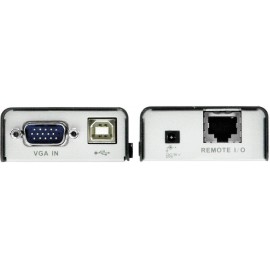 VGA, USB 2.0 KVM extender jelerősítő, jeltovábbító RJ45 csatlakozással 100 m-ig Aten CE100-AT-G 5. kép