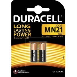 23A alkáli elem, távirányító elem, 12V 33 mAh, 2 db, Duracell A23, E23A, V23A, V23PX, V23GA, L1028,  2. kép