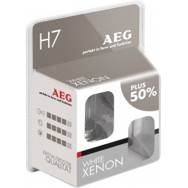 AEG White Xenon Plus H7 12 V 12 V 1 pár PX26d (H x Sz x Ma) 5.6 x 3.5 x 3 cm 2. kép