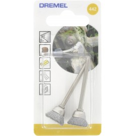 Drótkefe készlet, Dremel 26150442JA Szár átmérő 3.2 mm 2 db 3. kép