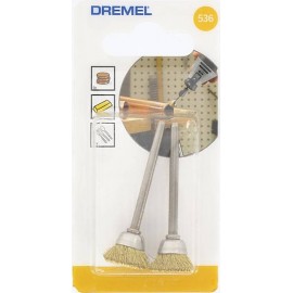 Dremel sárgaréz kefe, csiszoló korong 2db-os készlet Ø 3.2 mm Dremel 26150536JA 2. kép