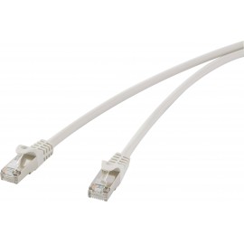 RJ45-ös patch kábel, hálózati LAN kábel CAT 5e F/UTP [1x RJ45 dugó - 1x RJ45 dugó] 5m, szürke UL 752 4. kép