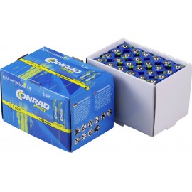 58 darabos alkáli elemkészlet 10x 9V, 24x AAA, 24x AA, Conrad Energy 3. kép