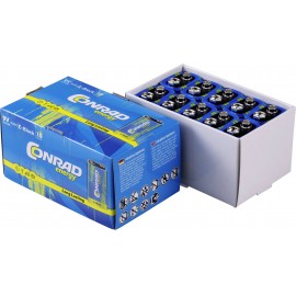 58 darabos alkáli elemkészlet 10x 9V, 24x AAA, 24x AA, Conrad Energy 7. kép