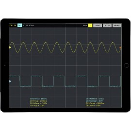 USB-s WiFi-s oszcilloszkóp előtét, 2 csatornás, 70 MHz Voltcraft Smart WIFI Scope 1070D 7. kép