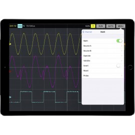 USB-s WiFi-s oszcilloszkóp előtét, 2 csatornás, 70 MHz Voltcraft Smart WIFI Scope 1070D 8. kép