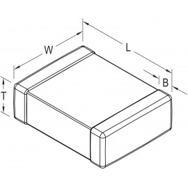 Kerámia kondenzátor SMD 0603 1 nF 50 V 5 % (H x Sz x Ma) 1.6 x 0.35 x 0.8 mm Kemet C0603C102J5GAC786 2. kép