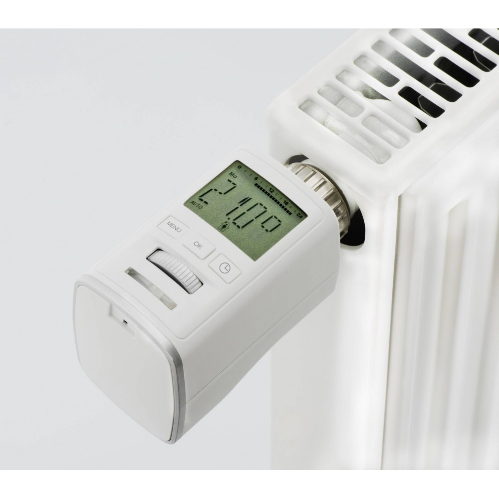 Programozható digitális radiátor termosztát készlet 8…28 °C, 2 db, Sygonix  HT100 > inShop webáruház