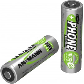 Ceruza akku AA, NiMH, 1,2V 800 mAh, 2 db, Ansmann DECT maxE LR06, AA, LR6, AAB4E, AM3, 815, E91, LR6