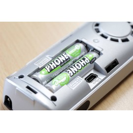 Ceruza akku AA, NiMH, 1,2V 800 mAh, 2 db, Ansmann DECT maxE LR06, AA, LR6, AAB4E, AM3, 815, E91, LR6 2. kép