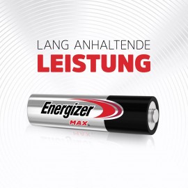 Ceruzaelem AA, alkáli mangán, 1,5V, 4 db, Energizer Max LR06, AA, LR6, AAB4E, AM3, 815, E91, LR6N 11. kép