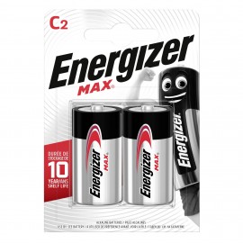 Baby elem C, alkáli mangán, 1,5V, 2 db, Energizer Max LR14, LR15, C, AM2, MN1400, 814, E93, LR14N, R 9. kép