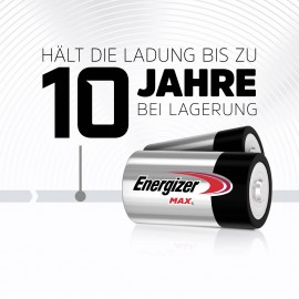 Góliát elem D, alkáli mangán, 1,5V, 2 db, Energizer Max LR20, D, AM1, XL, MN1300, 813, E95, LR20N, 1 15. kép