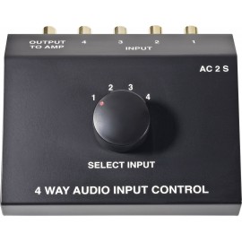 RCA audio átkapcsoló (4 RCA bemenet - 1 RCA kimenet ) SpeaKa Professional 1435387 2. kép