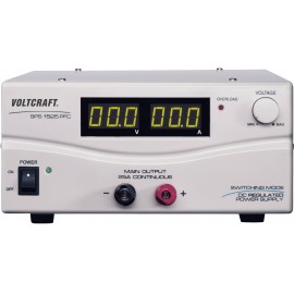 Labortápegység, szabályozható VOLTCRAFT SPS 1525 PFC 3 - 15 V/DC 2 - 25 A 375 W Remote Kimenetek szá 2. kép