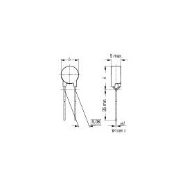 Hidegvezető 10 Ω Epcos B59850-C120-A70 1 db 2. kép