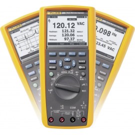 Fluke 289/EUR Kézi multiméter Kalibrált ISO digitális Grafikus kijelző, Adatgyűjtő CAT III 1000 V, C