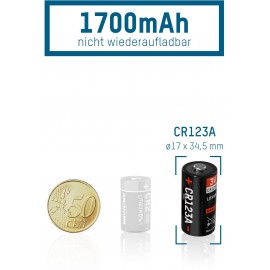 CR123A fotóelem, lítium, 3V, 6 db, Ansmann EL123AP, K123LA, RL123A, EL123A, DL123A, 5018LC, LR123, V 5. kép