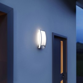 Kültéri fali lámpa mozgásérzékelővel LED E27 60 W Steinel L 22 009816 Nemesacél 3. kép