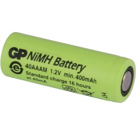 2/3 AAA akku NiMH 1,2V 400 mAh, Flat-Top, GP Batteries GP40AAAM 4. kép