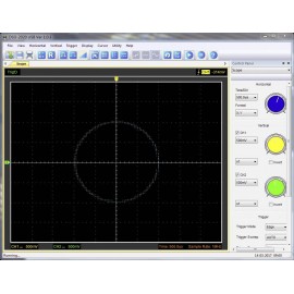 USB-s oszcilloszkóp VOLTCRAFT DSO-2020 USB 20 MHz 2 csatornás 48 Msa/s 1 Mpts 8 bit Kalibrált ISO Di 14. kép