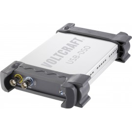 USB-s oszcilloszkóp VOLTCRAFT DSO-2020 USB 20 MHz 2 csatornás 48 Msa/s 1 Mpts 8 bit Kalibrált ISO Di