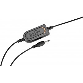 Vezetékes telefon headset, 2,5 mm-es jack, mono, fekete, Renkforce On Ear 4. kép