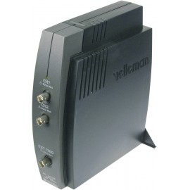 Velleman PCSU1000 USB-s oszcilloszkóp Kalibrált ISO 60 MHz 2 csatornás 50 Msa/s 4 kpts 8 bit Digitál