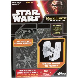 Metal Earth Star Wars Tie Fighter űrrepülő 3D lézervágott fémmodell építőkészlet 502661 2. kép