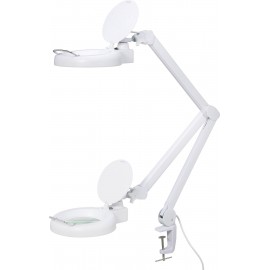 LED-es nagyítós lámpa, 5-os, csíptetős tartóval Toolcraft 960113C05 3. kép