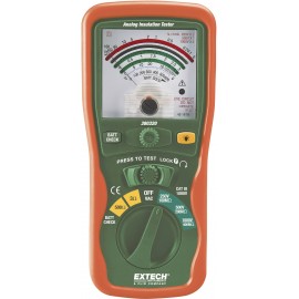 Szigetelésmérő műszer Extech 380320 250 V, 500 V, 1000 V 400 MΩ Kalibrált ISO