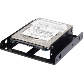 Merevlemez beépítő keret 3,5, 2 x 2,5-os HDD/SSD-hez, renkforce AK-HDA-03M1B 6. kép