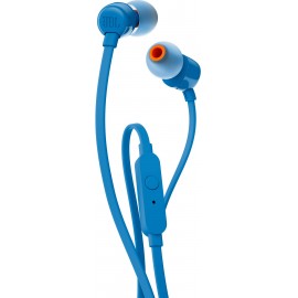 JBL headset, In-Ear hallójárati mikrofonos fülhallgató, kék színű JBL Harman T110