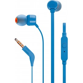 JBL headset, In-Ear hallójárati mikrofonos fülhallgató, kék színű JBL Harman T110 2. kép