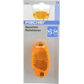Kerékpár macskaszem, fényvisszaverő, 4 db, narancs, Fischer 2. kép