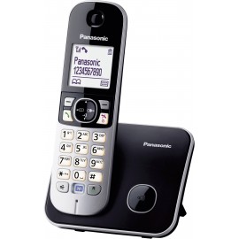 Panasonic KX-TG6811 vezeték nélküli analóg telefon kihangosító funkcióval, fekete/ezüst