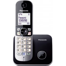 Panasonic KX-TG6811 vezeték nélküli analóg telefon kihangosító funkcióval, fekete/ezüst 2. kép