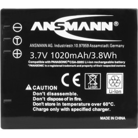 CGA-S005E, CGA-S005 Panasonic kamera akku 3,7V 1150 mAh, Ansmann 2. kép