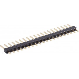 Tűs csatlakozósor 1 X 5 GERADE 2,54mm -