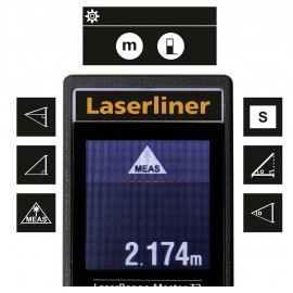 Lézeres távolságmérő max. 30 m, Laserliner 080.840A 9. kép