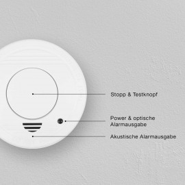 Füstérzékelő, elemes füstjelző, Smartwares 10.044.62 11. kép