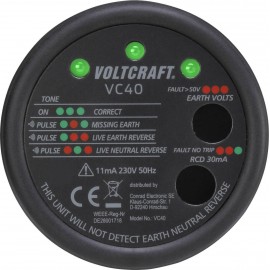 Konnektor dugalj teszter VOLTCRAFT VC40 3. kép