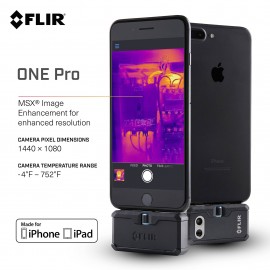 Hőkamera Apple iOS készülékekhez -20-tól +400 °C-ig 160 x 120 Pixel 8.7 Hz FLIR ONE PRO 435-0006-03- 3. kép