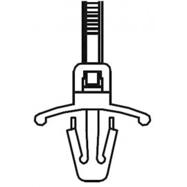 Kábelkötöző 112 mm natúr Tru Components 1592911 TC-PWVS100203 1 db 2. kép