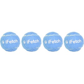 Labda kiskutyáknak, kék/fehér, 4 db, iFetch Ball 40