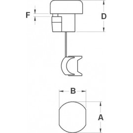 Törésgátló, Ø max. 9,2 mm, poliamid, fekete, TRU COMPONENTS TC-SRR6R1203 2. kép