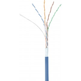 Hálózati kábel RJ45 CAT 5e F/UTP 1 m, kék, törégátlóval, Renkforce 3. kép