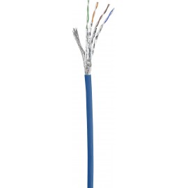 RJ45 Hálózat Csatlakozókábel CAT 6 S/FTP 25.00 cm Kék Védővel, Aranyozatt érintkező, Lángálló Renkfo 4. kép