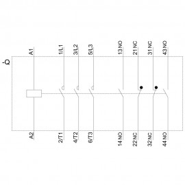 Védő 1 db 3RT2037-3AF06 Siemens 3 záró 690 V/AC 3. kép